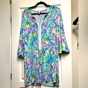 Lily Pulitzer Mermaid Print Swing Dress